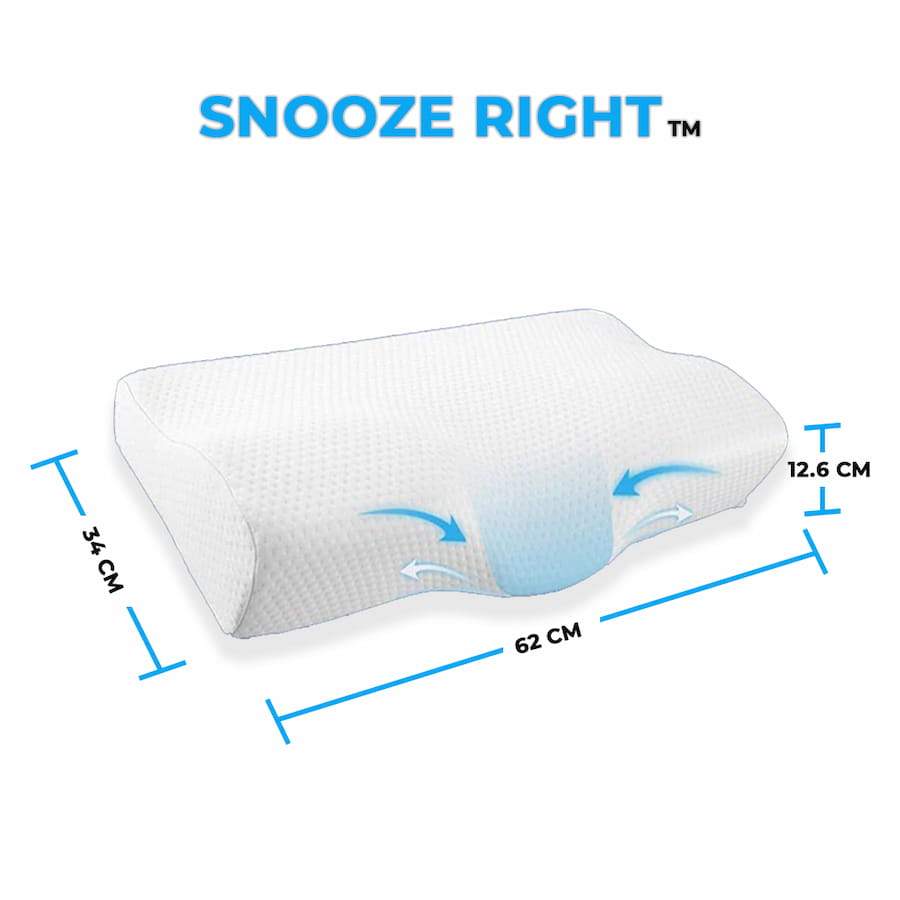 Snooze Right™ - Orthopedic Memory Foam Pillow - Health Care - therapycasa